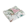 thumbnail image 1 of Levtex Home - Winterberry Forest - Throw - Green, Red, Grey and Cream - Quilt (50x60in.) and Sham 50x60in. - Cotton, 1 of 5