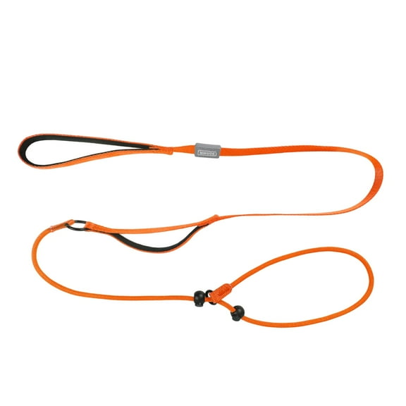 Levviye Dog Slip Leash Anti-Choking Loop Soft Leash Adjustable 5.6FT Durable Training Nylon Rope for Small Medium Large Dogs, Orange