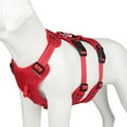 thumbnail image 1 of Levviye Large Dog All-in-One Escape-Proof Harness Oxford Cloth Leash Compatible, Red S, 1 of 7