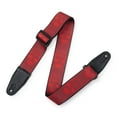 thumbnail image 1 of Levy Polyester Red Skull Guitar Strap | MPD2-114, 1 of 1