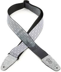 Levy's 2" Black and White Robot Optical Illusion Print Guitar Strap