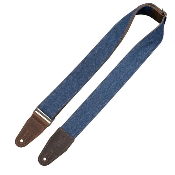 Levy's 2" Blue Denim Guitar Strap