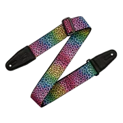 Levy's 2" Untamed Animal Series Strap, Rainbow Leopard Print