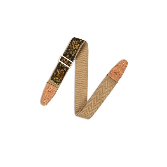 Levy's Hemp Guitar Strap | Rosa