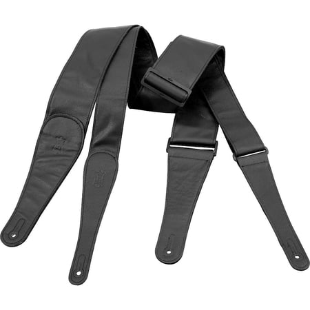 Levy's 3" Garment Leather Guitar Strap, Black