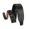 thumbnail image 1 of Levy's M26PD-BLK Classics Series Favorite Padded Leather 3 in. Guitar Strap - Black, 1 of 3