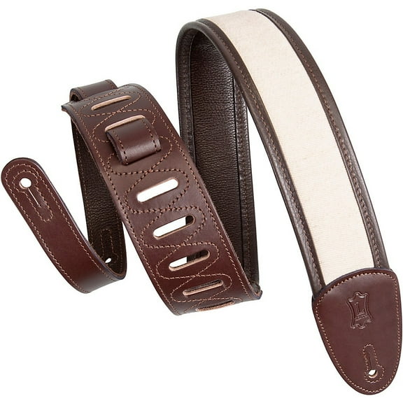 Levy's MHG 2.5" Wide Hemp Guitar Strap Dark Brown
