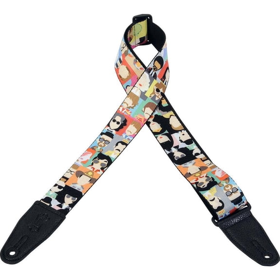 Levy's MPD2-104 2" Icons Polyester Guitar Strap