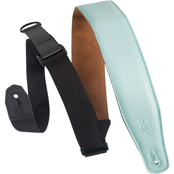 Levy's MRHGS 2 1/2 inch Wide Ergonomic RipChord Guitar Strap Aqua