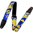 thumbnail image 1 of Levy's Nita Strauss Signature Polyester Guitar Strap Blue/Gold, 1 of 2