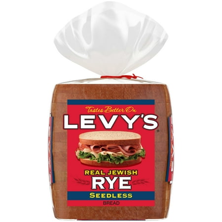 Levy's Seedless Rye Bread, 16 oz, sliced bread Rye Bread, Bag