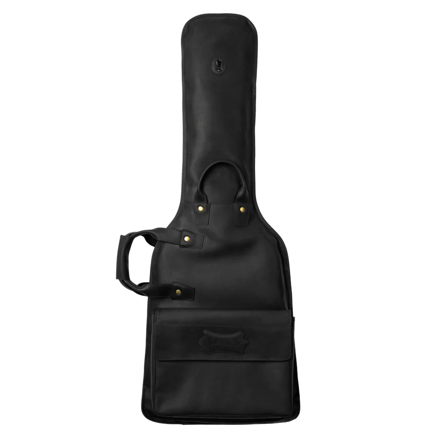Levy's Solera Premium Leather Electric Guitar Gig Bag - Black