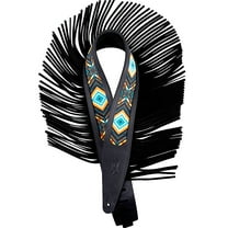 Levy's The Crazy Horse Outlaw Guitar Strap Black 2.5 in.