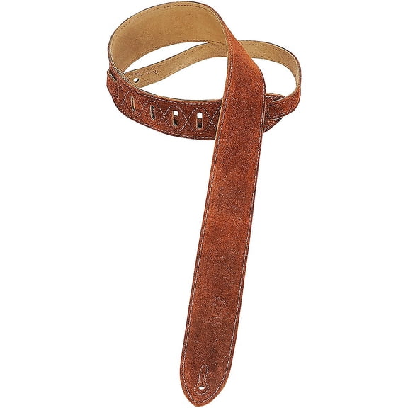 Suede Guitar Strap - Brown