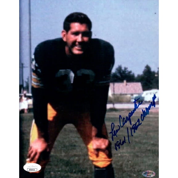 Lew Carpenter Signed Autograph 8X10 Photo Packers "1961/1962 Champs" JSA AB54521