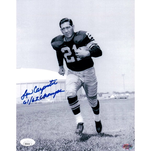 Lew Carpenter Signed Autographed 8X10 Photo Packers "61/62 Champs" JSA AB54523