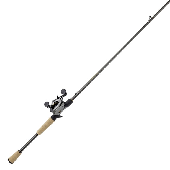 Lews Accel RX Baitcast Reel and Fishing Rod Combo, 7-Foot, 1-Piece Rod, Medium-Heavy Power, LH Retrieve Reel