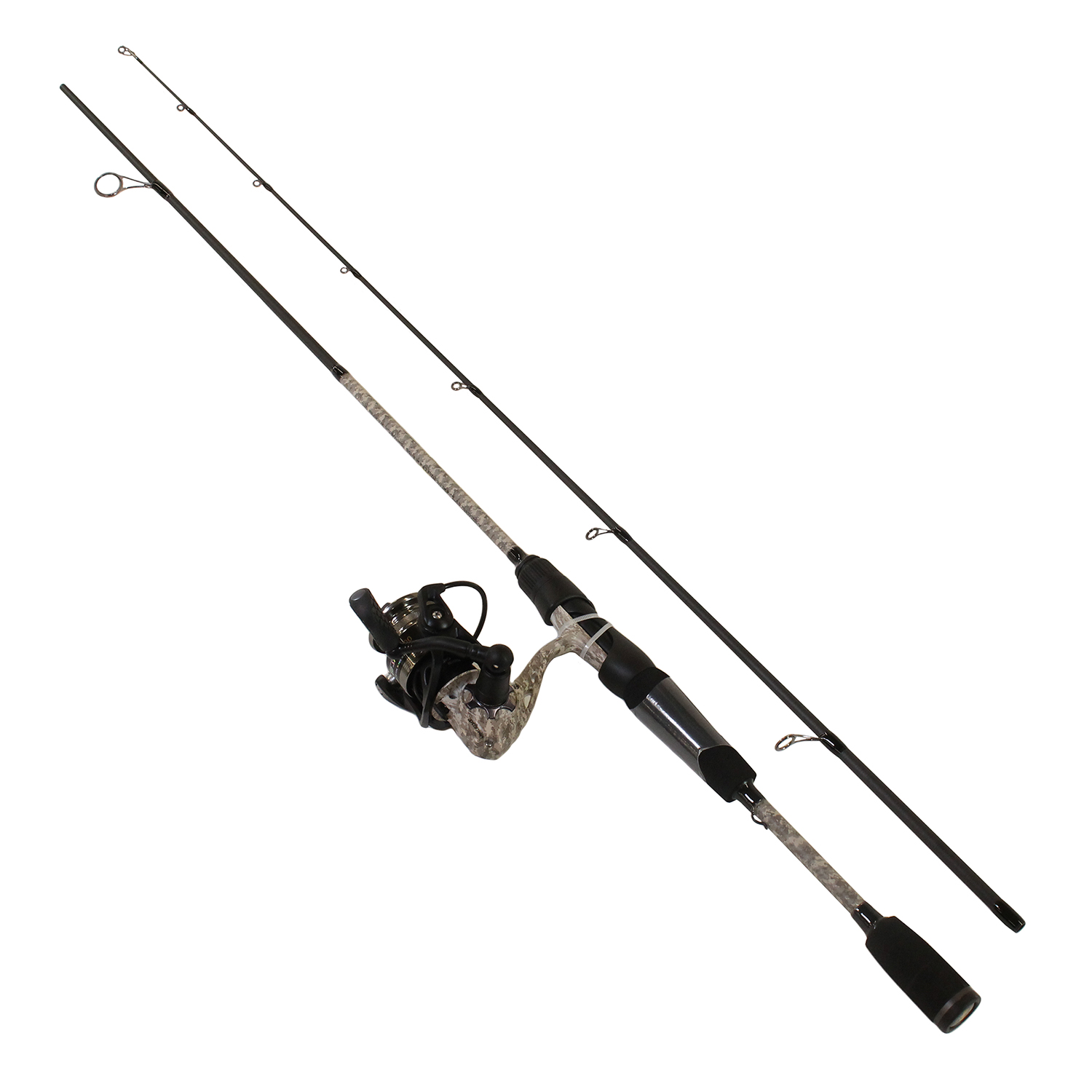 Lew's American Hero Camo 200 6.2:1 6'-2pc Med Spinning Rod and Reel Combo - image 1 of 8