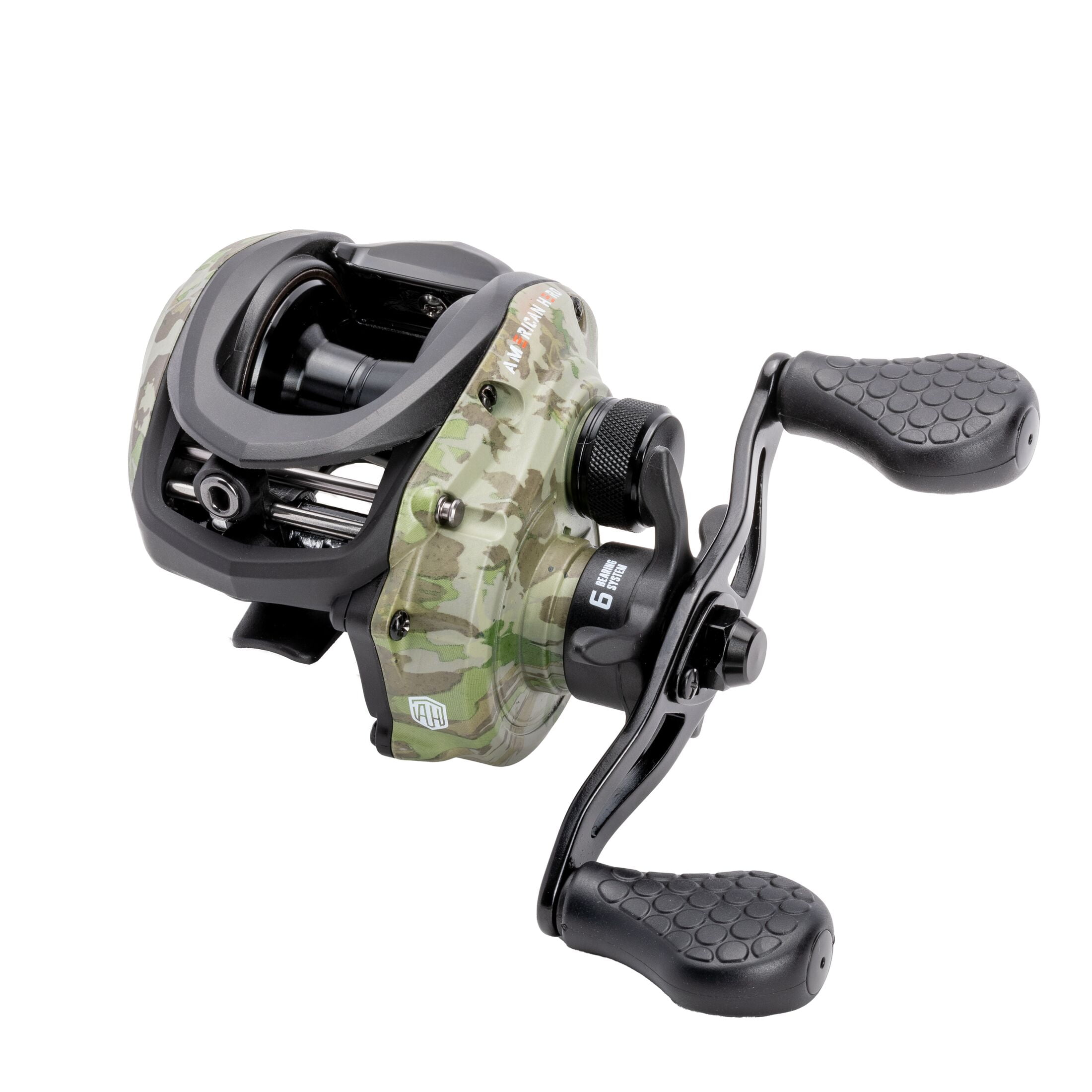 Hero Baitcaster Rod Lew's American Hero Camo Combo Lews