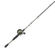 Lew's American Hero Camo Baitcast Reel and Fishing Rod Combo, 7-Foot Rod, Medium-Heavy Power Fast Action, Right-Hand Retrieve, Camo/Black