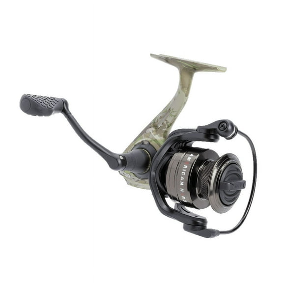 Lew's American Hero Camo Spinning Fishing Reel, Size 200 Reel, Camo/Black (Clam Package)