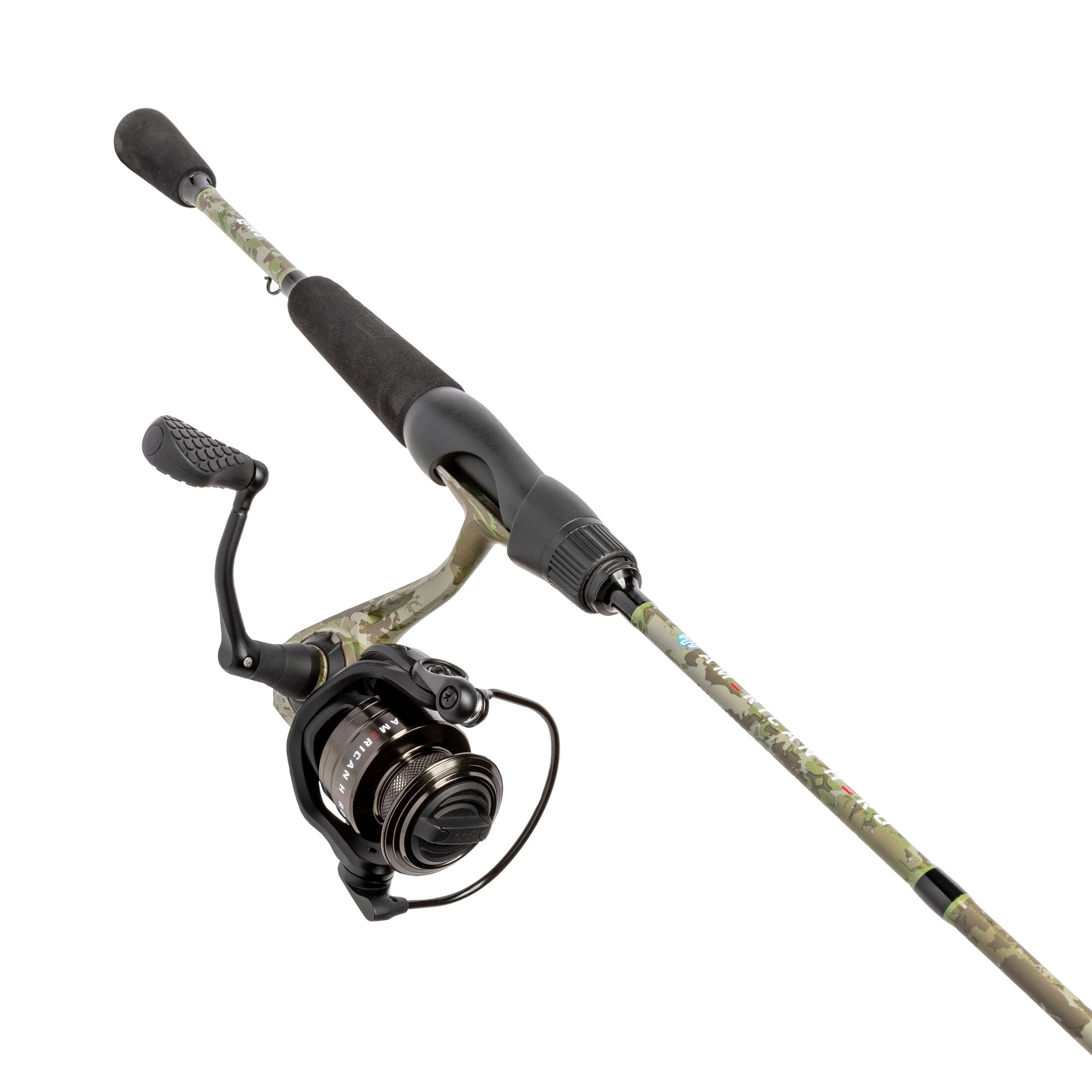 Lew's American Hero Camo Spinning Reel and Fishing Rod Combo, 7
