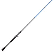 Lew s American Hero Casting Fishing Rod, 7-Foot 1-Piece Medium-Heavy Power Fast Action IM6 Graphite Rod, Stainless Steel Guides and Inserts, EVA Split-Grip, No Foul Hook Keeper, Black/Blue