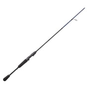 Lew s American Hero Spinning Fishing Rod, 7-Foot 1-Piece, Medium-Heavy Power, Fast Action, IM6 Graphite Rod, Stainless Steel Guides and Inserts, EVA Split-Grip, No Foul Hook Keeper, Black/Blue