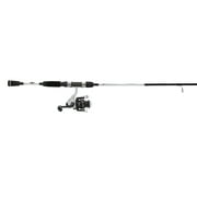 Lew's American Hero We Go 2 Spinning Reel and Fishing Rod Combo, 6-Foot Rod, Size 150 Reel, White