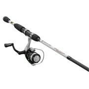 Lew's American Hero We Go 2 Spinning Reel and Fishing Rod Combo, 6-Foot Rod, Size 150 Reel, White