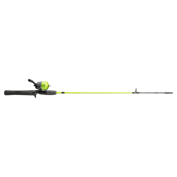 Lew's Crappie Thunder Spincast Reel and Fishing Rod Combo, 4-Foot 6-Inch 2-Piece Rod, Green