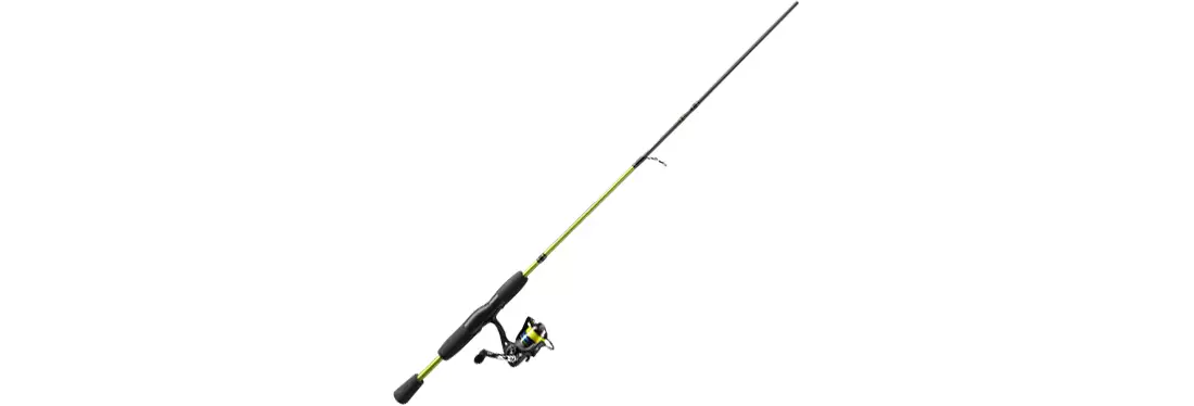 Lew's Crappie Thunder Spinning Reel and Fishing Rod Combo, 5-Foot 6-Inch  2-Piece Graphite Blank Rod, Size 75 Reel, Right or Left-Hand Retrieve,  Crappie Thunder Green 