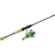Lew's Crappie Thunder Spinning Reel and Fishing Rod Combo, 6-Foot 6-Inch Rod, Size 75 Reel, Green