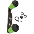thumbnail image 1 of Lew's Custom Handle Kit Carbon Handle with Round Winn Knobs, Compatible with all Lew's Baitcast Reels, Chartreuse, 1 of 3