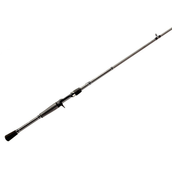 Lew’s Custom Lite Casting Fishing Rod, 7-Foot 3-Inch Rod, Moderate-Fast Action, Medium-Heavy Power, Black