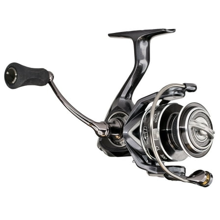 Lew's Custom Lite Series Spinning Fishing Reel, Size 200 Reel, Carbon Grey