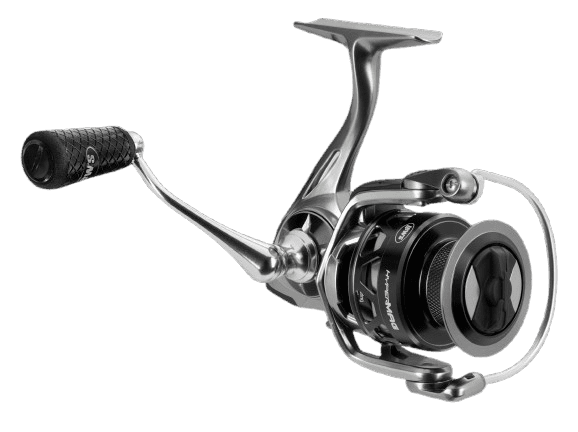 Lew's HyperMag Spinning Fishing Reel, Size 300 Reel, Silver