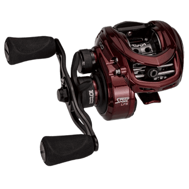 Lew's KVD Baitcast Fishing Reel, 7.5:1 Gear Ratio, Right-Hand Retrieve, Burgundy