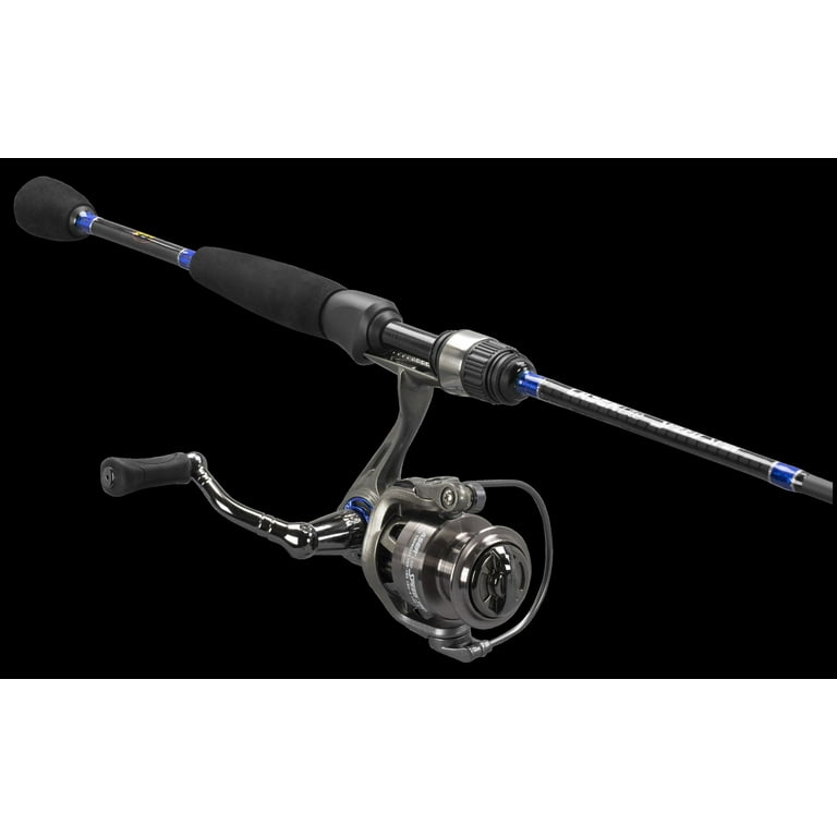 Lew's Laser Lite Spinning Reel and Fishing Rod Combo, 5-Foot 6-Inch 1-Piece  IM6 Graphite Blank Rod, Size 75 Reel, Right or Left-Hand Retrieve, Silver