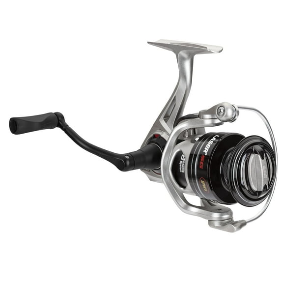 Lew's Laser SG Speed Spin Spinning Fishing Reel, Size 200 Reel, Silver (Clam Package)