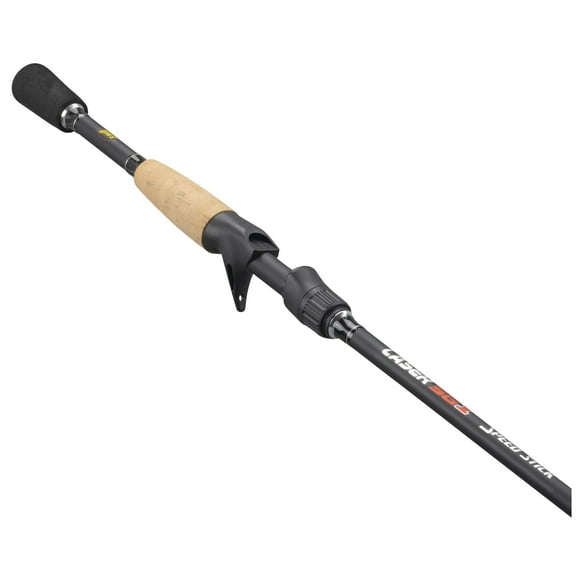 Lew's Laser SG1 Casting Fishing Rod, 7-Foot 3-Inch Rod, Black