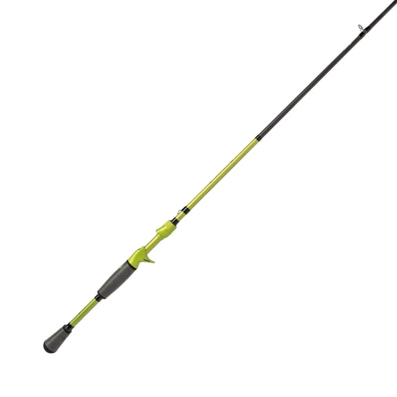 Lew’s MACH 2 Casting Fishing Rod, 6-Foot 10-Inch 1-Piece Rod, Medium-Heavy Power, Green/Black