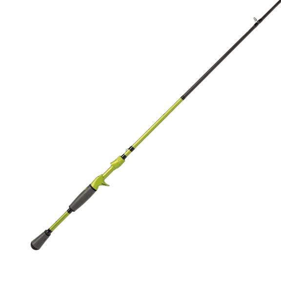 Lew’s MACH 2 Casting Fishing Rod, 7-Foot 3-Inch 1-Piece Rod, Heavy Power with Fast Action, Green/Black