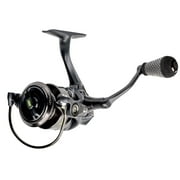 Lew's MACH 2 Spinning Fishing Reel, Size 300 Reel, Black/Green (Clam Package)