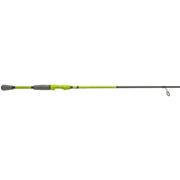 Lew's MACH 2 Spinning Fishing Rod, 6-Foot 6-Inch 2-Piece Rod, Medium-Light Power, Green/Black