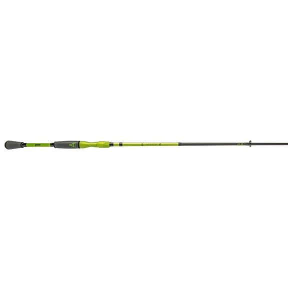Lew’s MACH 2 Spinning Fishing Rod, 7-Foot 2-Inch 1-Piece Rod, Medium-Heavy Power, Green/Black