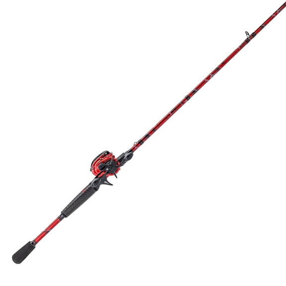 Lews MACH Smash Baitcast Reel & Fishing Rod Combo, 7-Foot, 1-Piece Rod, RH Retrieve Reel