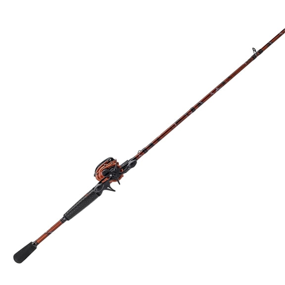 Lews MACH Smash Baitcast Reel & Fishing Rod Combo, 7-Foot, 1-Piece Rod, RH Retrieve Reel