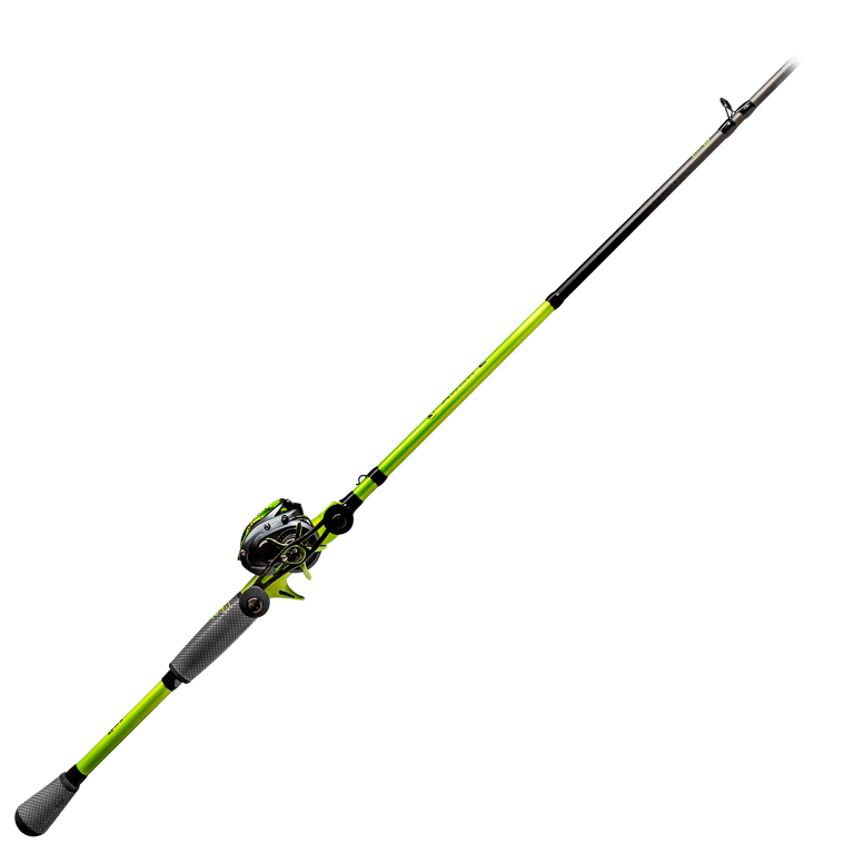 Lew's MACH 2 Baitcast Reel and Fishing Rod Combo, 7-Foot 3-Inch