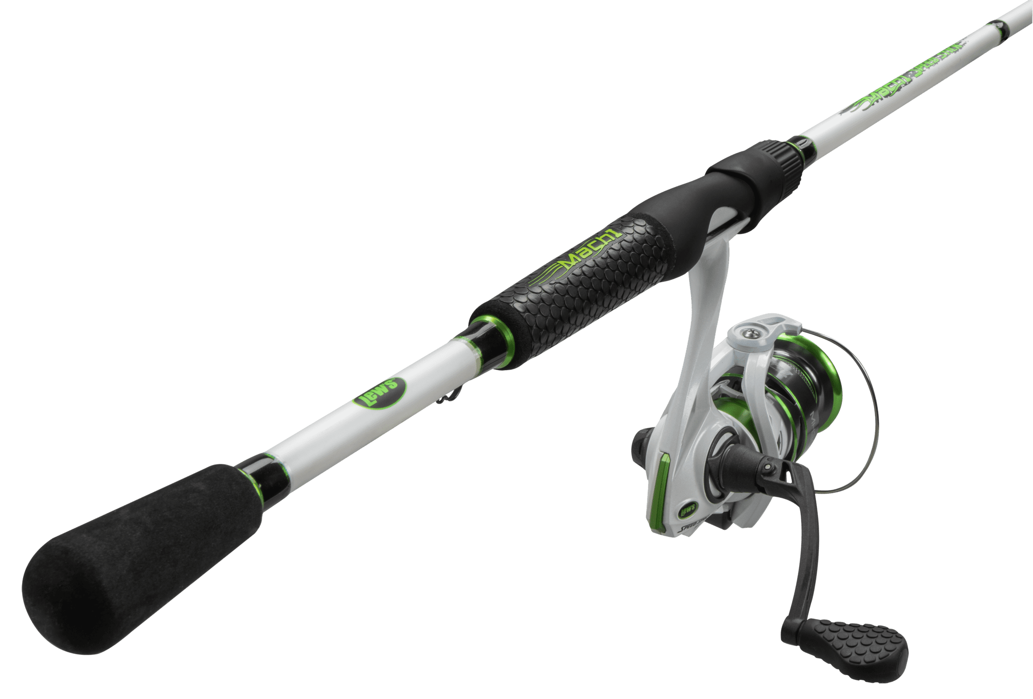 Lews Mach 1 Spinning Reel and Fishing Rod Combo, Guam